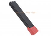AGG CA 120rds Mid-Cap Magazine (Black) with PTS EPM-AR9 Baseplate (Red)