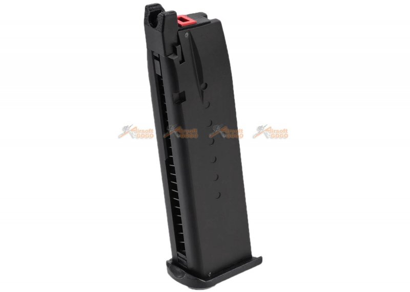 EMG Hudson H9 GBB 25 rounds gas magazine (Black) - AirsoftGoGo