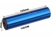 5ku 14mm ccw blue dummy training tube long