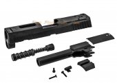 Mafio Airsoft SIG X-CARRY Stainless Steel Slide Kit for VFC/ SIG AIR M18 GBB -Black