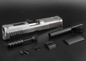 Mafio Airsoft SIG X-CARRY Stainless Steel Slide Kit for VFC/ SIG AIR M18 GBB -Silver