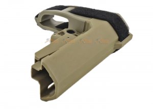 bjtac sb style pistol stock for m4 ar airsoft aeg gbbr dark earth