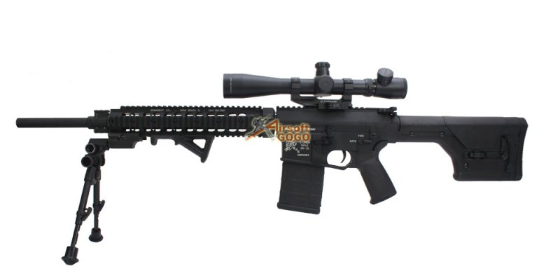 Airsoft Tiger111hk Golden Eaglejg Commando Aeg Sr25m4