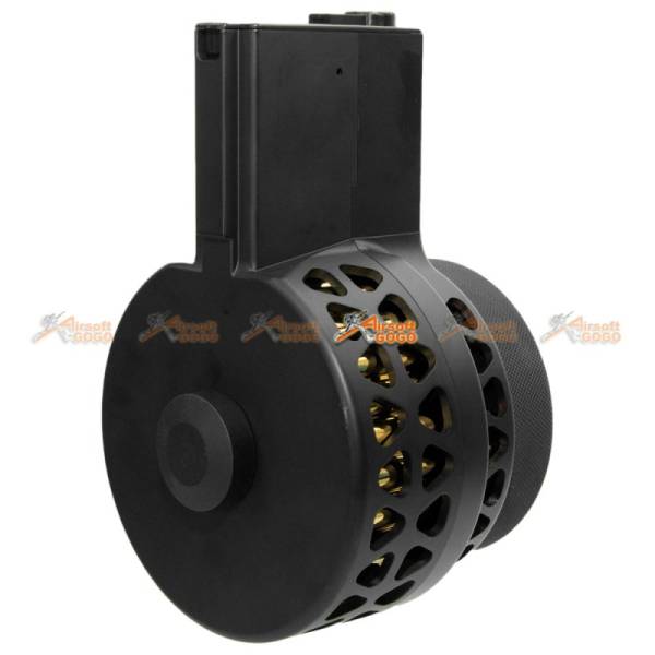 1000rds Drum Magazine for M4 / M16 Airsoft AEG (Black) - Image 5