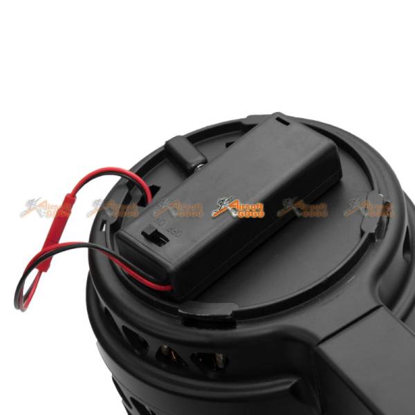 1000rds Drum Magazine for M4 / M16 Airsoft AEG (Black) - Image 3