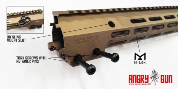 Angry Gun MK16 M-LOK 13.5 Rail SOPMOD Block III ( DDC ) - Image 7
