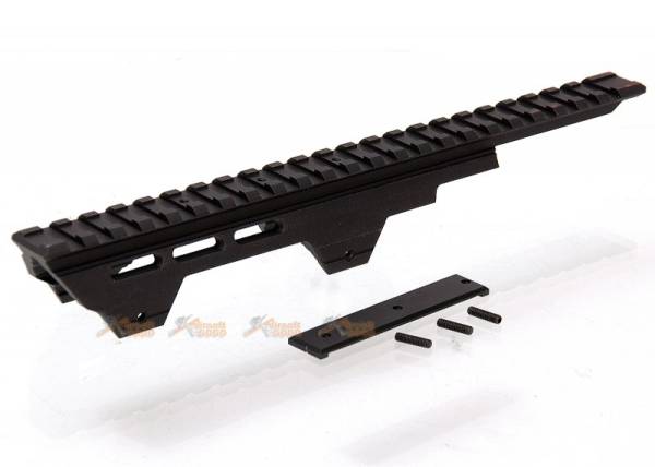 NINE BALL Aluminum Rail for Marui Spec Desert Eagle Gas Pistols (Black)