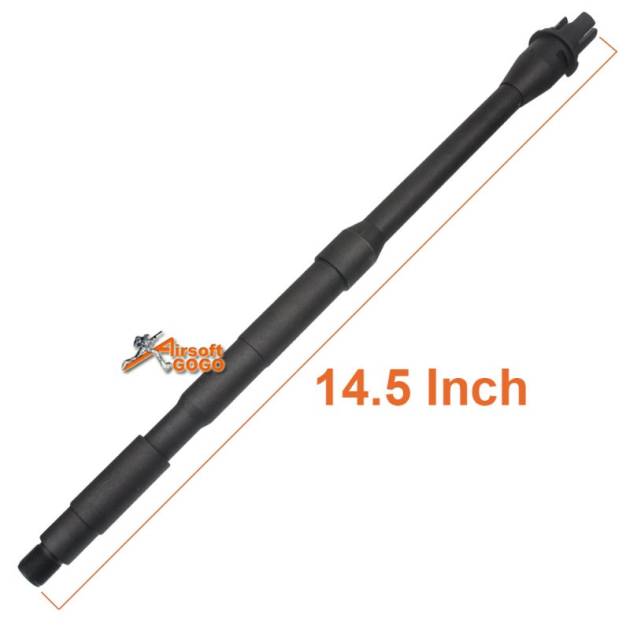 5KU M4 14.5 inch -14mm Light Weight Carbine Outer Barrel For Marui AEG Only