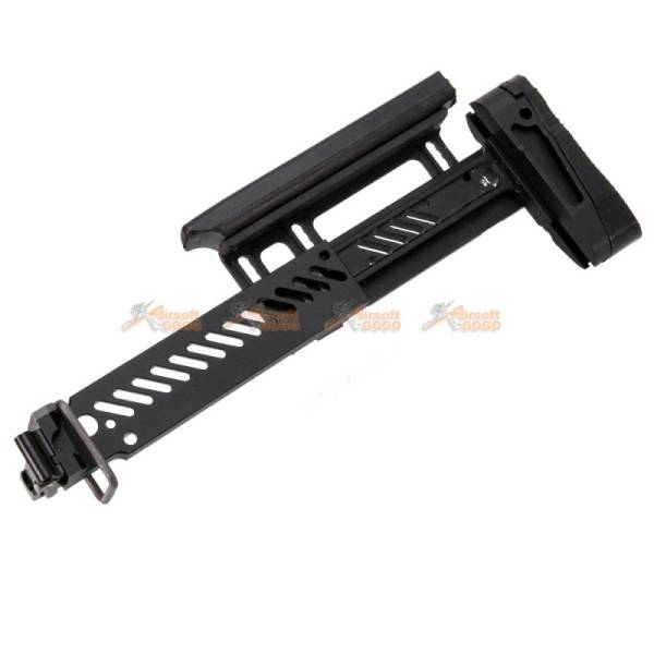 5KU PT-1 AK Side Folding Stock for E&L AK Series AEG (Black) - Image 2