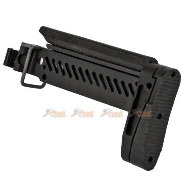 5KU PT-1 AK Side Folding Stock for CYMA AK Series AEG (Black) - Image 2