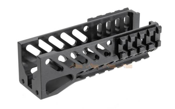 5KU (Model: B-11) Classic Railed Handguard for AKS-74U Series AEG (Black) - Image 3
