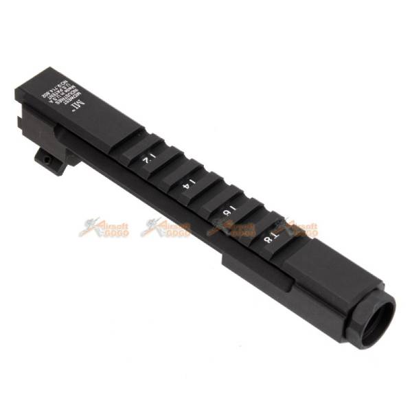 5KU Aluminum Railed Gas Tube for GHK / LCT Standard AK Series GBBR (Black) - Image 2