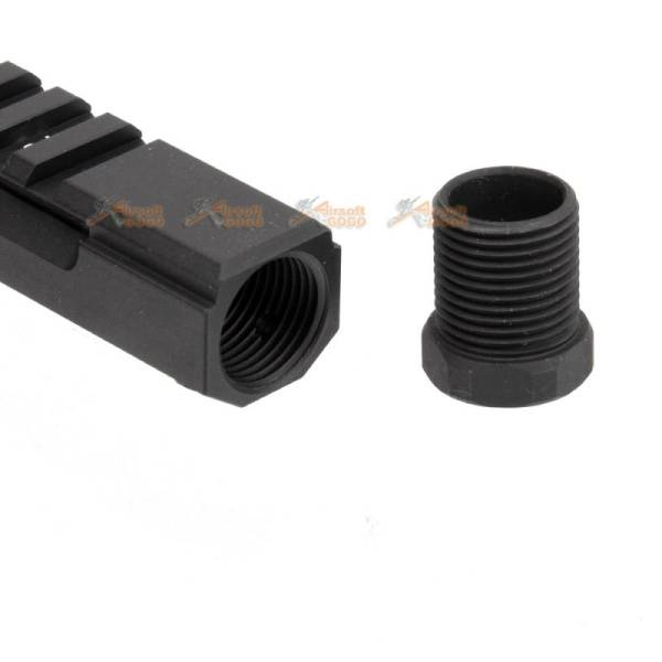 5KU Aluminum Railed Gas Tube for GHK / LCT Standard AK Series GBBR (Black) - Image 5