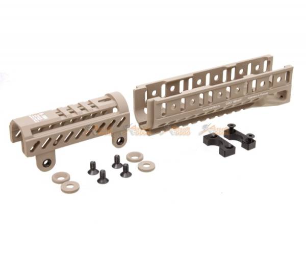 5KU Aluminium Handguard Set for GHK / LCT AK Series (TAN) - Image 2