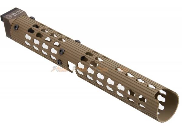 5KU 13.6 Inch VS-24 Keymod Handguard for LCT / GHK AKM, AK74 Series (Tan) - Image 3
