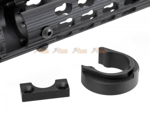 5KU VS-25 AK KeyMod Long Tubular Aluminium Handguard for AK-105 Series AEG (Black) - Image 4