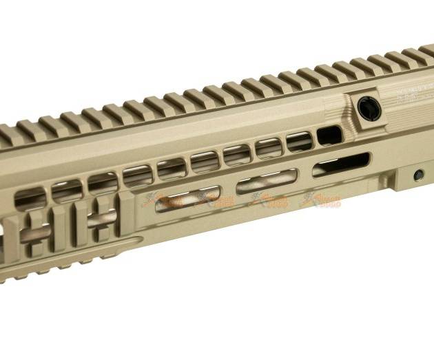 5KU 9.8 Inch MK15 Rail Handguard for 416 AEG & GBB (Desert Dirt color)