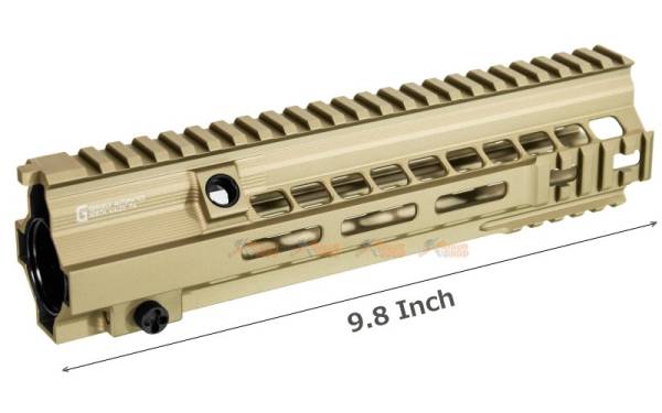 5KU 9.8 Inch MK15 Rail Handguard for 416 AEG & GBB (Desert Dirt color) - Image 4