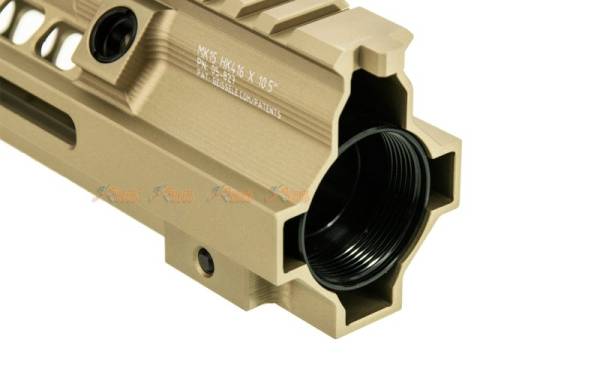 5KU 9.8 Inch MK15 Rail Handguard for 416 AEG & GBB (Desert Dirt color) - Image 6