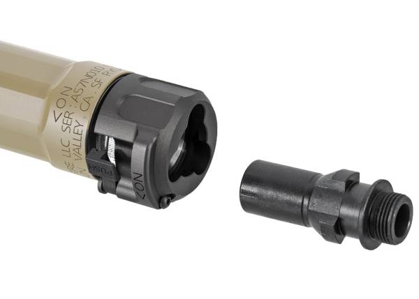 5KU-312 Ryder 9-MP5 Silencer For CYMA MP5K/MP5 PDW (Tan) - Image 3