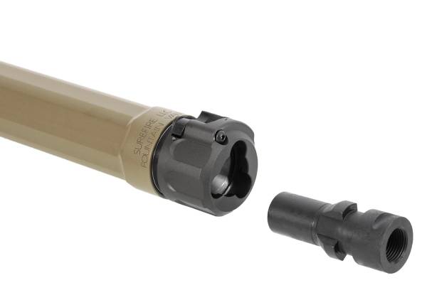 5KU-312 Ryder 9-MP5 Silencer For WE MP5 GBB (Tan) - Image 2