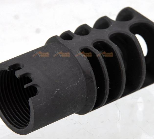 5KU RRD-4C AK Style 24mm CW Airsoft Muzzle Devices Flash Hider -Black