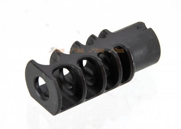 5KU RRD-4C AK Style 14mm CCW Airsoft Muzzle Devices Flash Hider -Black