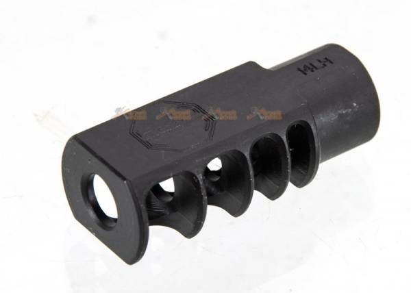 5KU RRD-4C AK Style 14mm CCW Airsoft Muzzle Devices Flash Hider -Black - Image 2