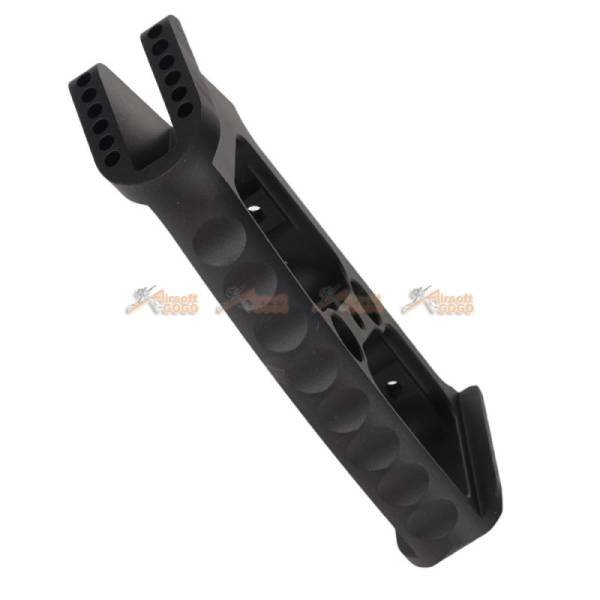 5KU CNC Aluminum Modular Grip For WA, Marui M4 GBB Rifle (Edge, Black) - Image 4