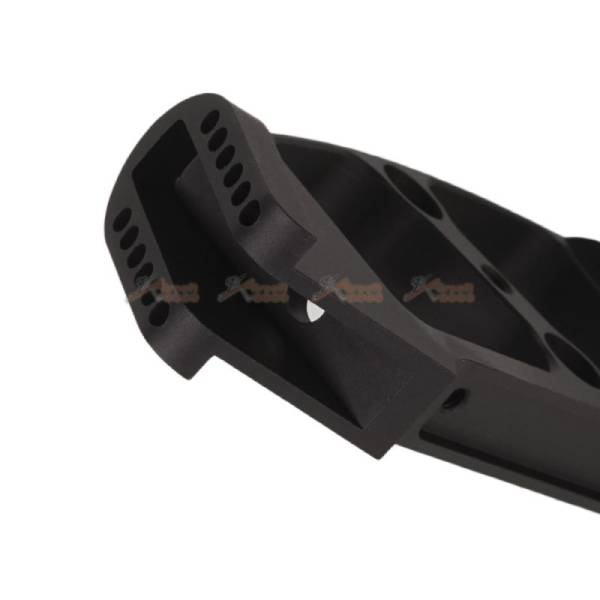 5KU CNC Aluminum Modular Grip For WA, Marui M4 GBB Rifle (Edge, Black) - Image 2