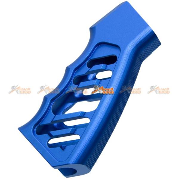 5KU CNC Alloy LWP Grip for M4 Airsoft GBB (Blue) - Image 4