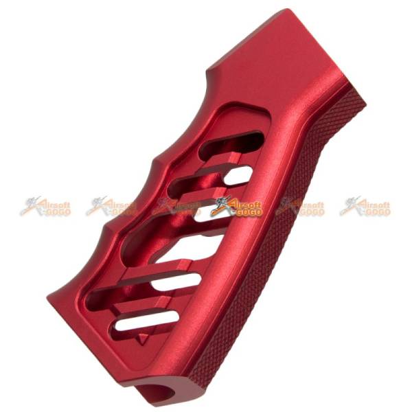 5KU CNC Alloy LWP Grip for M4 Airsoft GBB (Red) - Image 4