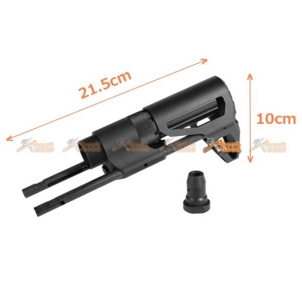 5KU PDW Stock for WA M4 GBB Rifle (Black) - Image 5