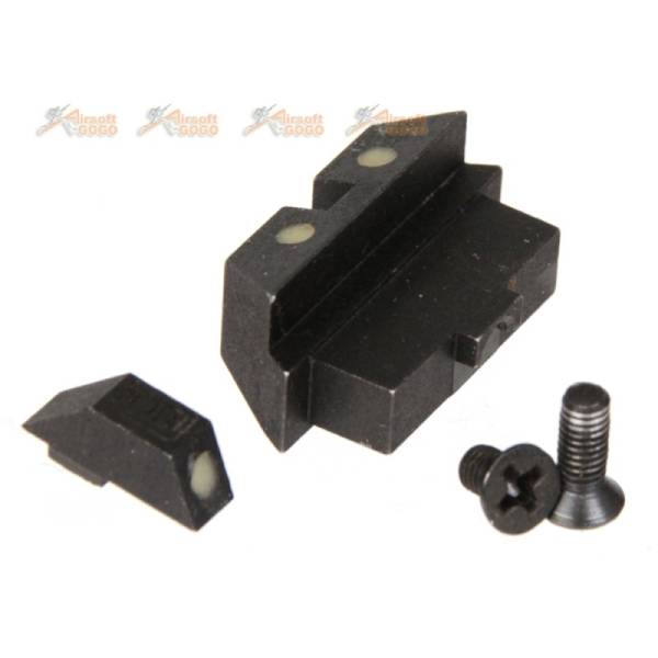 5KU Steel Night Sight for Marui G17 GBB (Black) - Image 2