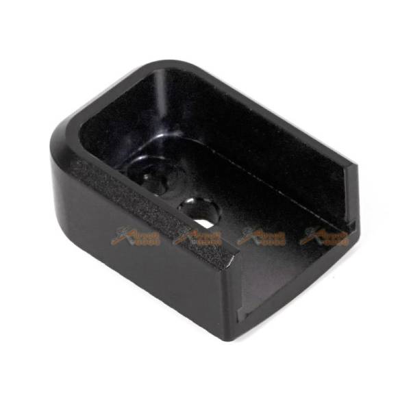 Metal Magazine Base for Marui / WE Hi-Capa Series Airsoft GBB (Type 4, Black) - Image 2