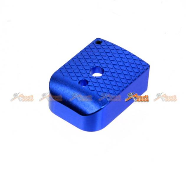 5KU Type 4 Metal Magzine Base for Marui WE Hi-Capa Series (Blue)
