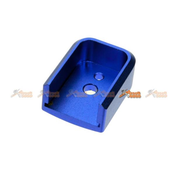 5KU Type 4 Metal Magzine Base for Marui WE Hi-Capa Series (Blue) - Image 2