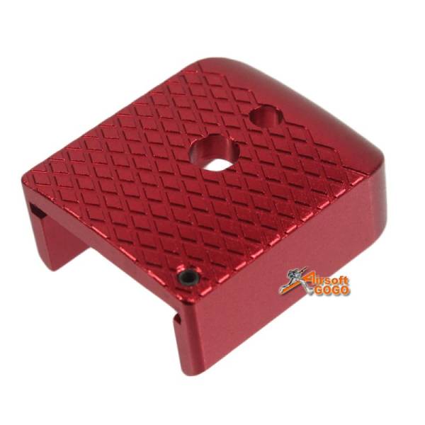 5KU Aluminum Magazine Base For Marui / WE Hi-capa 5.1 - Red - Image 4