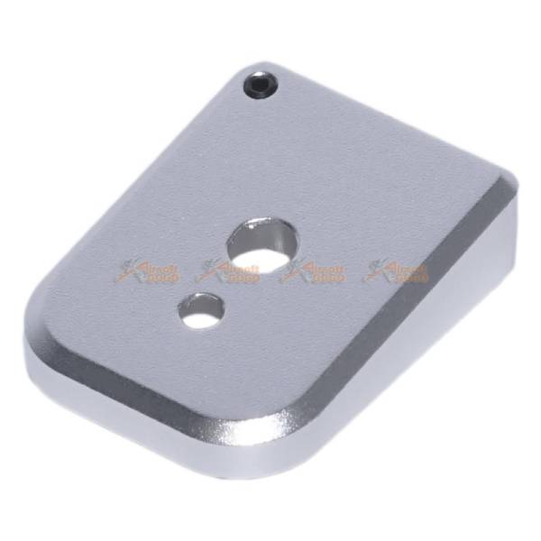 5KU Aluminum Magazine Base for Marui Hi-Capa Series (Type 6, Silver)