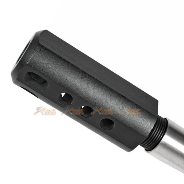 5KU 5 inch Steel Outer Barrel with Aluminum Compensator for Marui Hi-Capa 5.1 GBB - Image 4