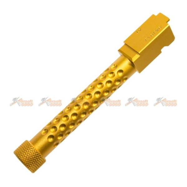 5KU -14mm Threaded Outer Barrel (Type 2) for Tokyo Marui G17 GBB (Gold)