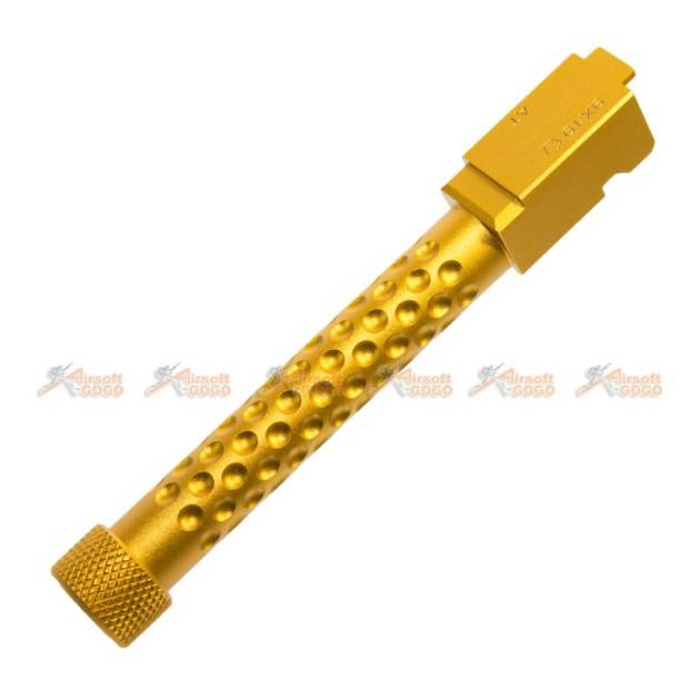 5KU -14mm Threaded Outer Barrel (Type 2) for Tokyo Marui G17 GBB (Gold)