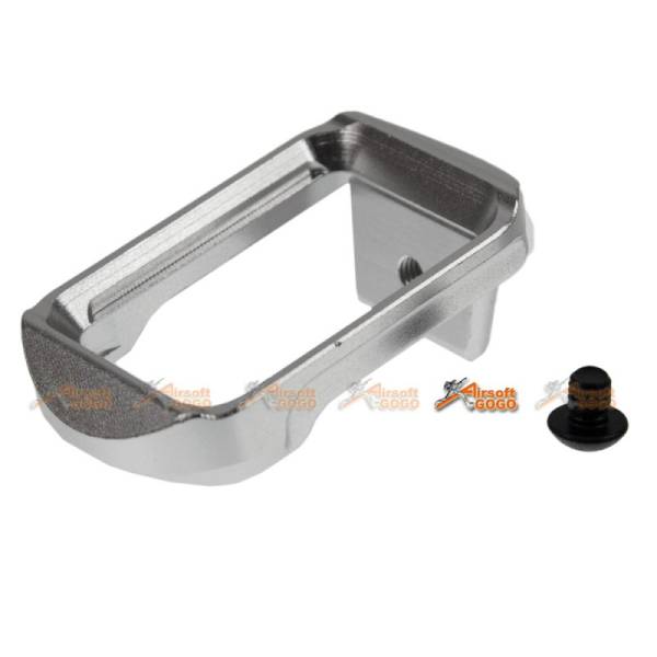 5KU Light Weight Compact Magwell for Marui G17,G18c GBB (Silver) - Image 3