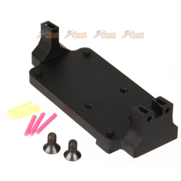 5KU Optima / Docter / Vortex Fiber Sight Base Mount for Marui G17 (Black)
