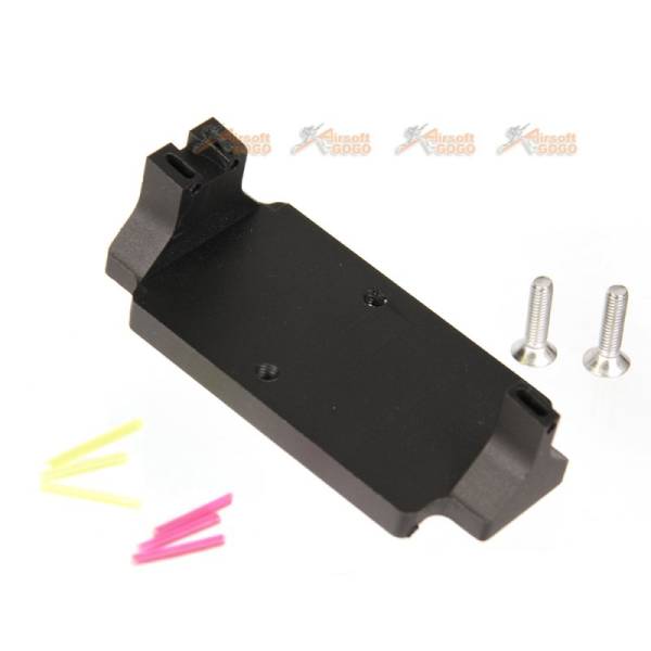 5KU RMR Fiber Sight Base Mount for Marui G17 GBB (Black) - Image 2