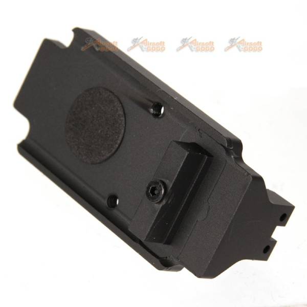 5KU RMR Fiber Sight Base Mount for Marui G17 GBB (Black) - Image 4