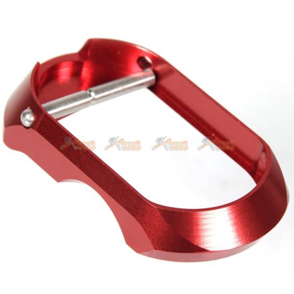5KU TI Tactical Magwell for Marui / We-Tech Hi-Capa Series Airsoft GBB (Red) - Image 3