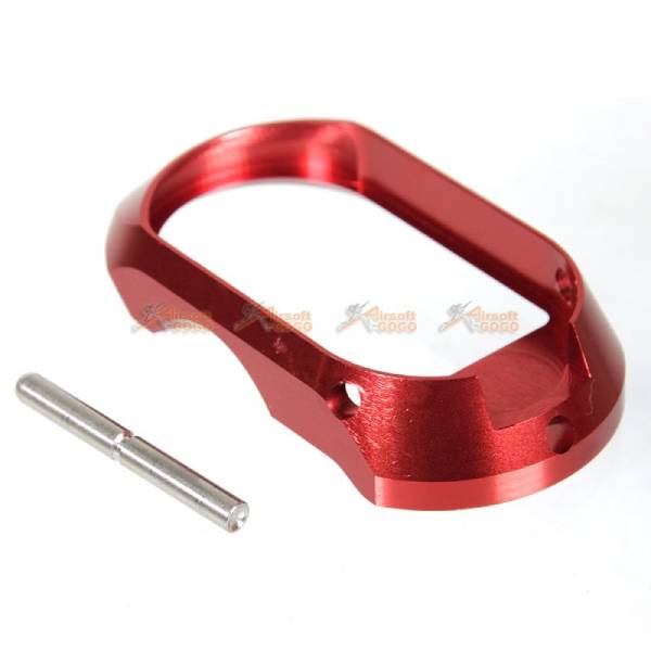 5KU TI Tactical Magwell for Marui / We-Tech Hi-Capa Series Airsoft GBB (Red) - Image 2
