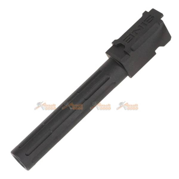 5KU Fluted Outer Barrel for Marui G17 GBB (Black) - Image 3