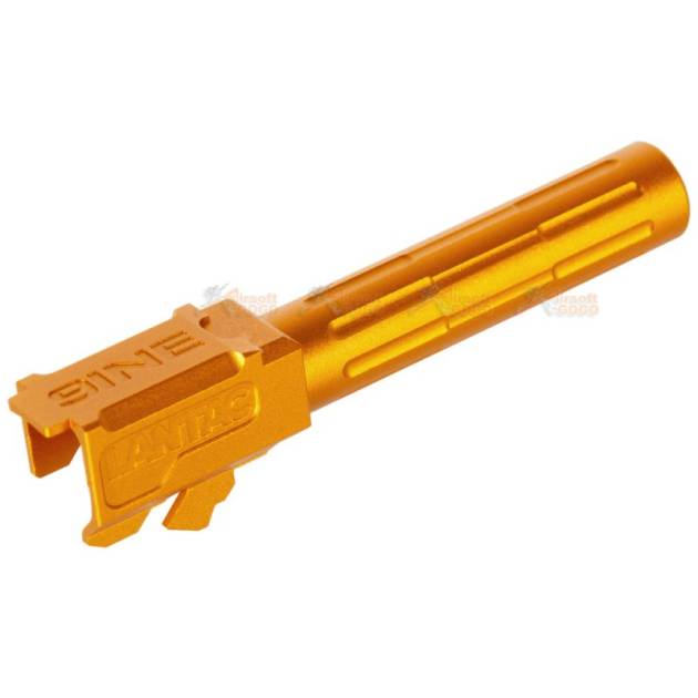 5KU Aluminum 9INE Outer Barrel for Umarex / VFC G19 GBB (Gold)